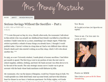 Tablet Screenshot of mrsmoneymustache.com